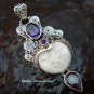 Silver & Amethyst Goddess Pendant GDP-1053-PS