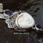 Silver & Amethyst Goddess Pendant GDP-1053-PS