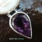 Silver & Amethyst Goddess Pendant GDP-1053-PS