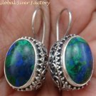 Bali Sterling Silver Chrysocolla Earrings ER-693-KT