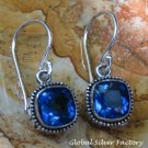 Sterling Silver and Blue Topaz Earrings ER-791-KA