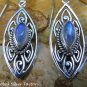 Silver and Rainbow Moonstone Gemstone Earrings ER-794-KT