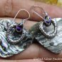 Silver and Paua Shell Earrings ER-798-KT