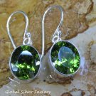Sterling Silver and Peridot Gemstone Earrings ER-809-KT