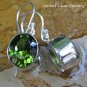 Sterling Silver and Peridot Gemstone Earrings ER-809-KT