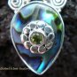 925 Silver Paua Shell & Mix Gems Goddess Pendant GDP-1005-PS