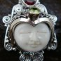 Silver & Mixed Gem Goddess Pendant GDP-1035-PS