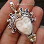Silver & Citrine Goddess Pendant GDP-1061-PS