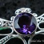925 Silver Garnet Butterfly Brooch BC-119-KT