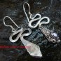 Sterling Silver Amethyst Snake Earrings ER-187-KA