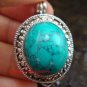 925 Silver Large Turquoise Locket/Keepsake Pendant LP-208-KA