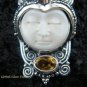 925 Silver & Multi Gems Goddess Pendant GDP-794-PS