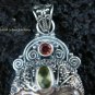 925 Silver & Multi Gems Goddess Pendant GDP-794-PS