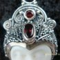 925 Silver & Garnet Goddess Pendant GDP-796-PS