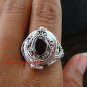 925 Silver Garnet Poison Ring LR-606-KT