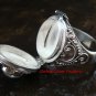 925 Silver Rainbow Moonstone Poison Ring LR-607-KT