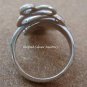 925 Silver Rainbow Moonstone Snake Ring RI-186-NY