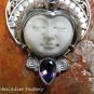 Amethyst and Silver Goddess Pendant GDP-1304-PS