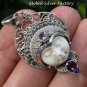 Amethyst and Silver Goddess Pendant GDP-1304-PS