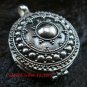 Round 925 Silver Bali Locket Pendant LP-195-IKP