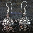 Sterling Silver Turtle / Tortoise Earrings SE-182-KT