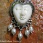 Garnet and Pearl Goddess Pendant GDP-1306-PS