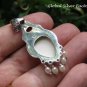 Garnet and Pearl Goddess Pendant GDP-1306-PS