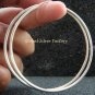 Sterling Silver 60mm  in Diameter Hoop Earrings SE-237-KT