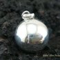 High Polish 925 Sterling Silver chime Ball Pendant 12mm CH-148-KT