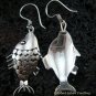 Sterling Silver Fish Earrings SE-102-KA