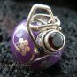 925 Silver Garnet Filigree Purple Chime Ball Pendant CH-194-KT