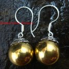 Silver Balinese Chime Ball Earrings CBE-101-KA