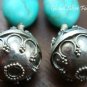 925 Silver Turquoise Chime Ball Earrings CBE-110-NY
