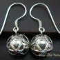Sterling Silver Balinese Chime Ball Earrings CBE-128-KT