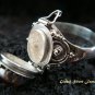 925 Silver & Amber Poison Ring LR-485-KT