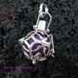 925 Silver Tiger Eye Harmony Ball Pendant HB-116-KT