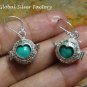 Silver Heart Design Harmony Ball Earrings CBE-154-KA