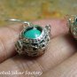 Silver Heart Design Harmony Ball Earrings CBE-154-KA