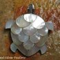 Silver and White Shell Turtle Brooch BC-186-KT