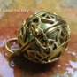 Silver and Gold Plated Om Design 24mm Chime Ball Pendant GPB-103-KT