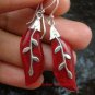 925 Silver Bali Coral Earrings ER-623-KT