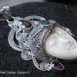 Solid 925 Silver Multi Gems Goddess Pendant GDP-421-PS