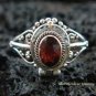 925 Silver Garnet Locket Ring LR-525-KT