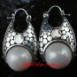 Sterling Silver White Pearl Earrings ER-636-KT