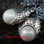 Sterling Silver White Pearl Earrings ER-636-KT