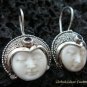 925 Silver & Amethyst Goddess Earrings GDE-989-PS