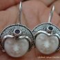 925 Silver & Amethyst Goddess Earrings GDE-989-PS