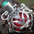 925 Silver Malachite Harmony Ball Pendant HB-118-KT