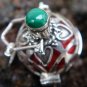 925 Silver Malachite Harmony Ball Pendant HB-118-KT