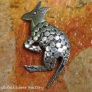 Sterling Silver Kangaroo Brooch BC-184-KT